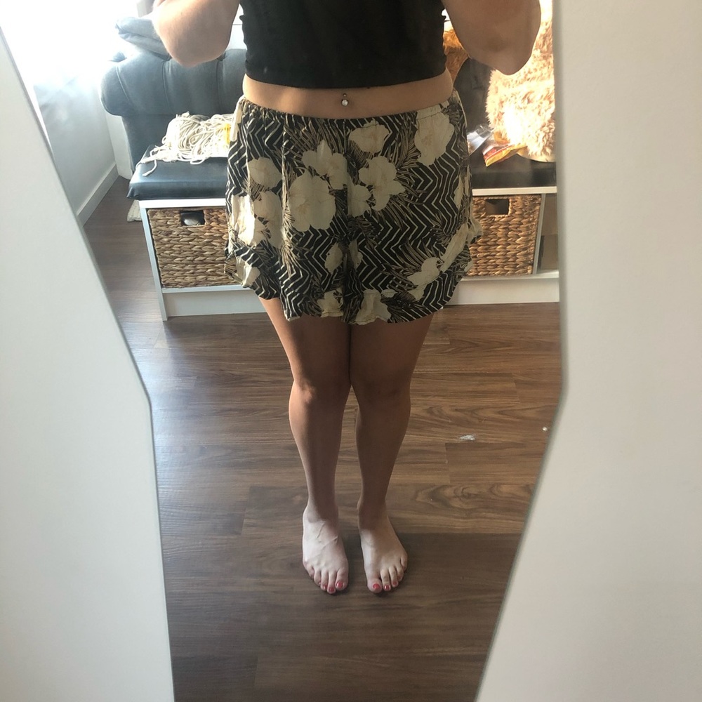 Hawaiian print shorts
